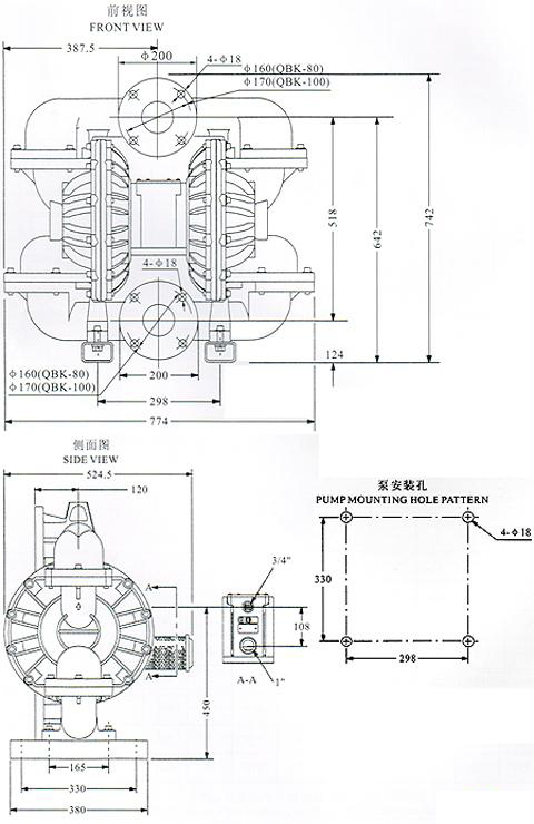 QBK型氣動隔膜泵